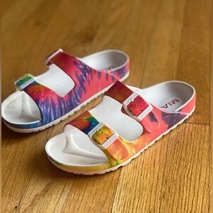 Colorful Tie-Dye Kids Sandals